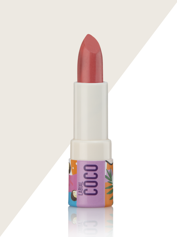 Labial en Barra Coco & Karité  Coral Macaron