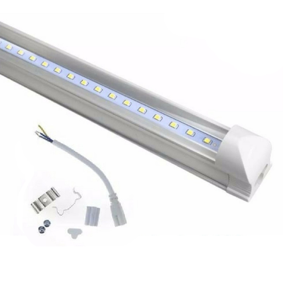 FOCO LARGO LED 22W T8 TRANSPARENTE CON BASE