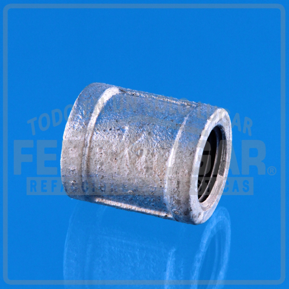 COPLE GALVANIZADO HEMBRA 1/2