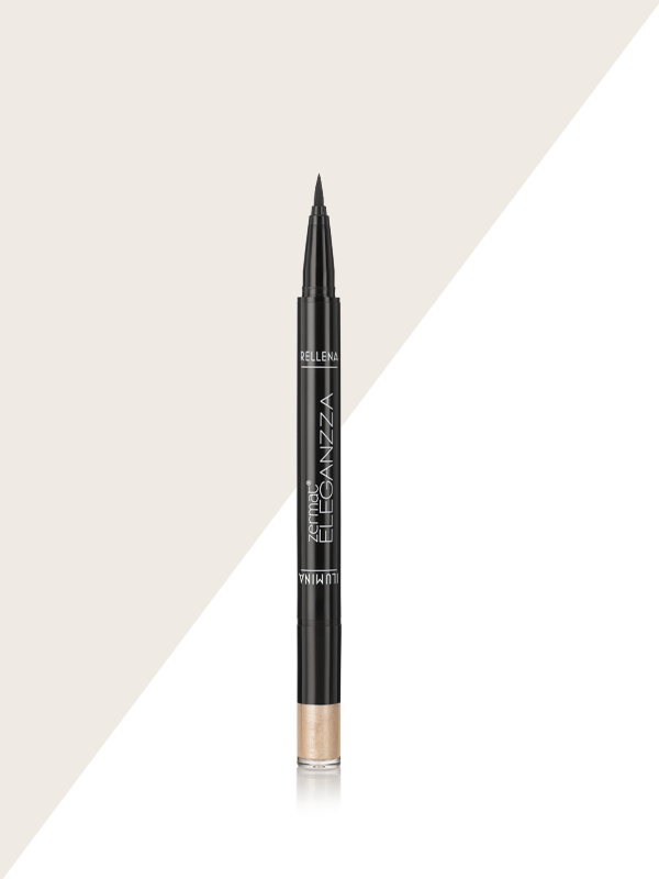 Delineador en Plumón e Iluminador para Cejas  Eleganzza