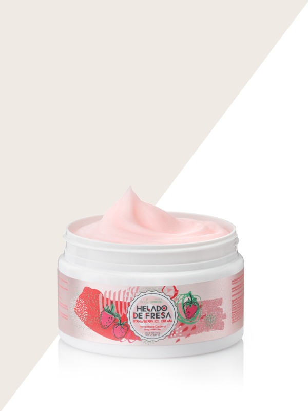 Helados Corporal Humectante  Fresa  Body Breeze