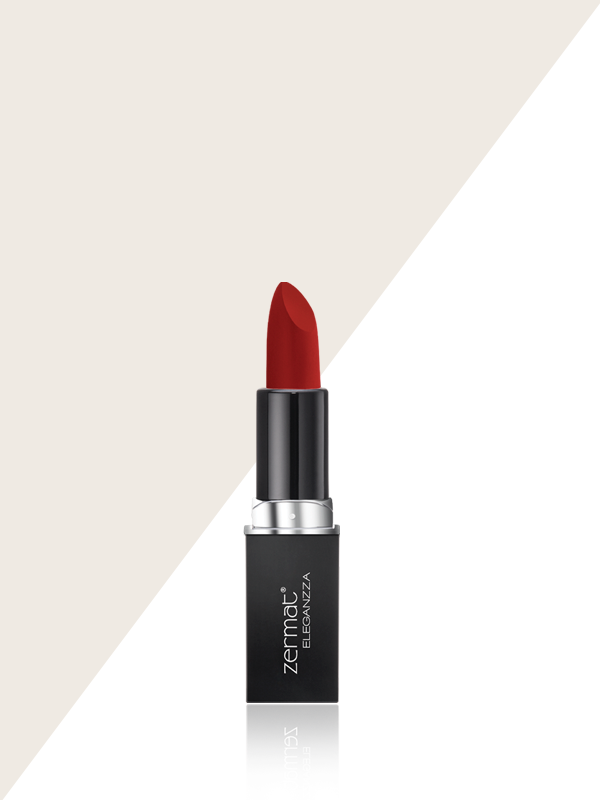 Labial Semimate con Vitamina E  Rojo Tulipán  Eleganzza