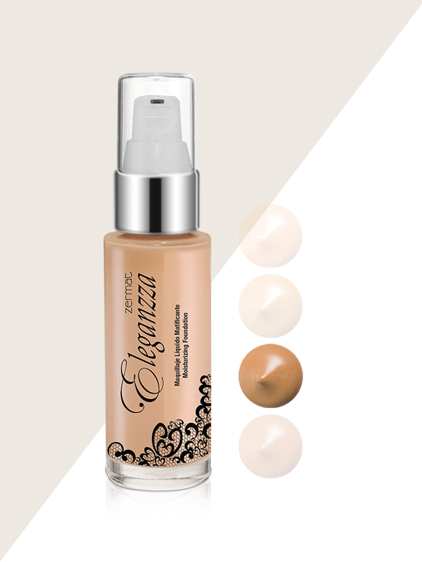 Maquillaje Líquido Facial Matificante  Eleganzza  Beige