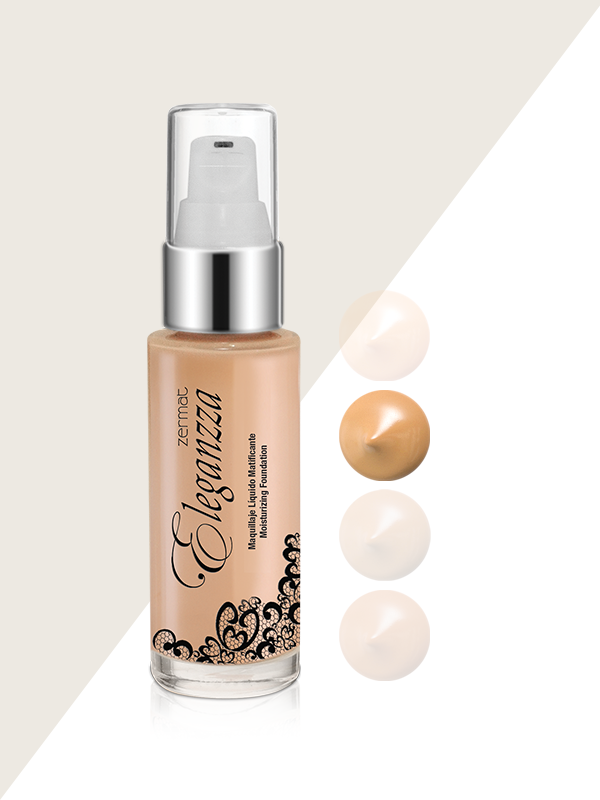 Maquillaje Líquido Facial Matificante  Eleganzza  Natural