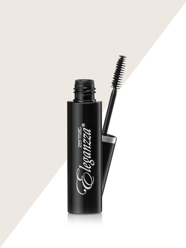 Máscara para Pestañas con Cepillo Recto  Eleganzza  Negro