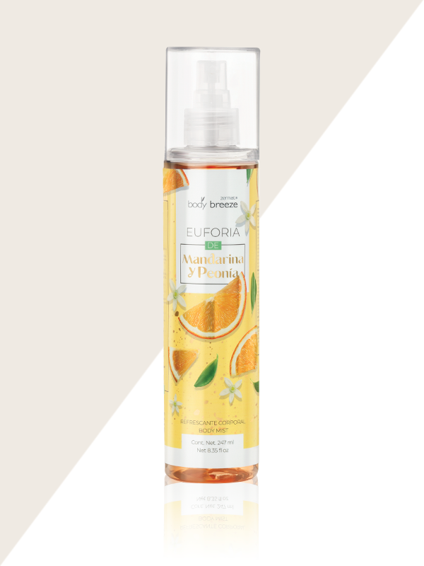 Refrescante Euforia de Mandarina y Peonía  Body Breeze