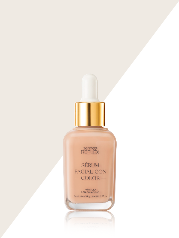 Sérum Facial con Color  Almendra