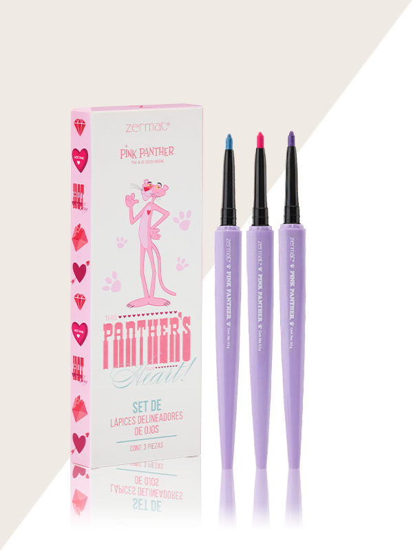 Set de Delineadores para Ojos  Pink Panther