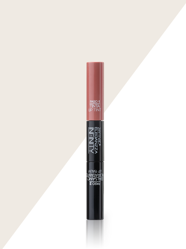 Tinta Labial de Larga Duración Más Bálsamo Hidratante  Eleganzza  Mamey